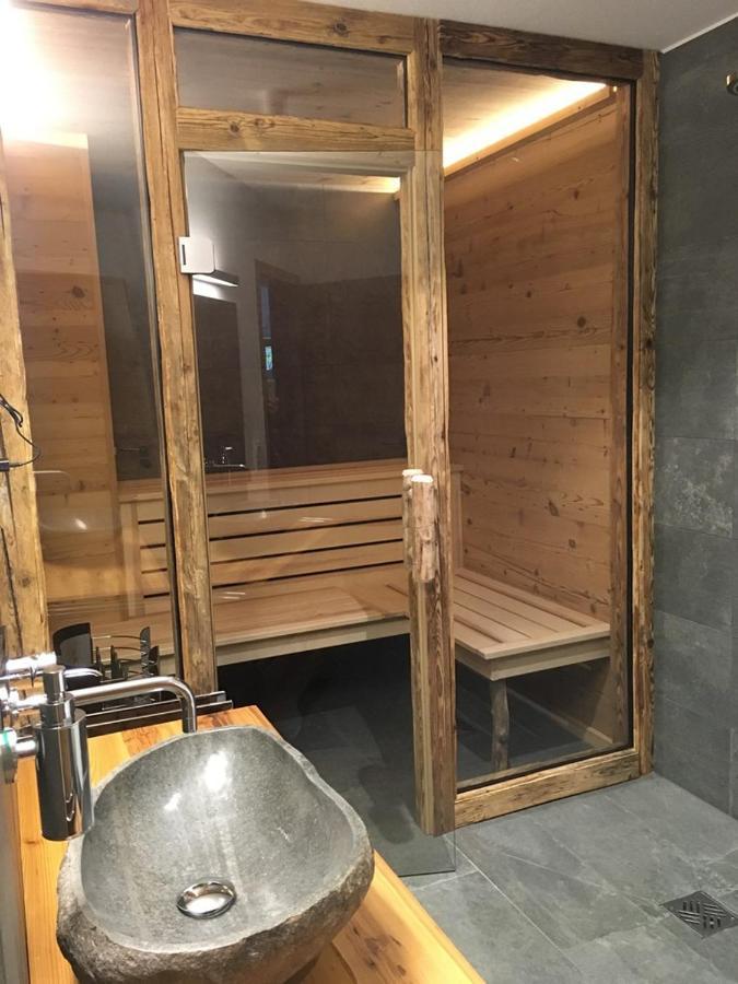 Premium-Chalet Achental Mit Kamin Und Sauna Schleching Buitenkant foto